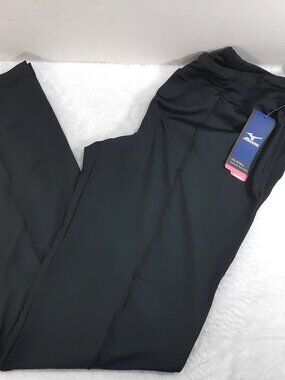 Mizuno Volleyball Pants Womens M Long Black Lightweight Performance DryLite NWT